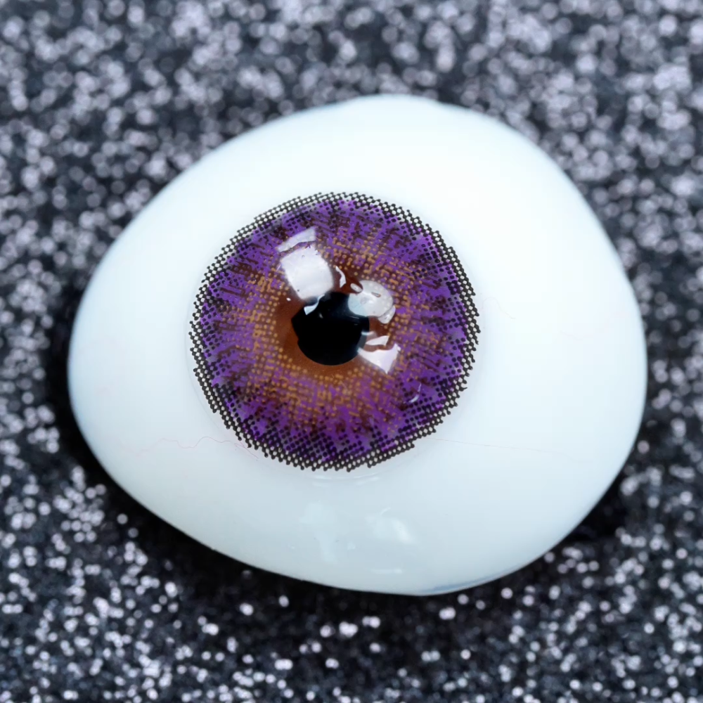 2pcs LolaDiva Twilight Iris Purple | 1-Year Contact Lenses