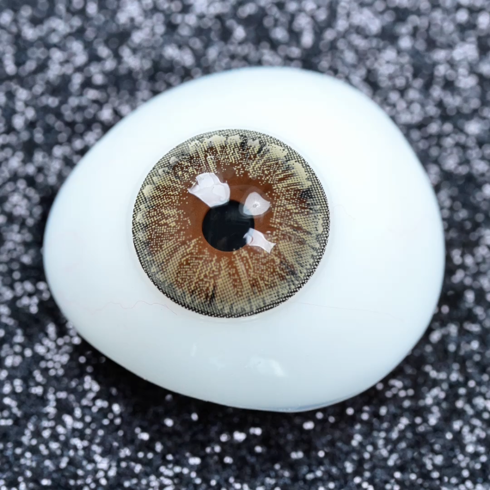 2pcs LolaDiva Helios'Tear Hazel | 1-Year Contact Lenses