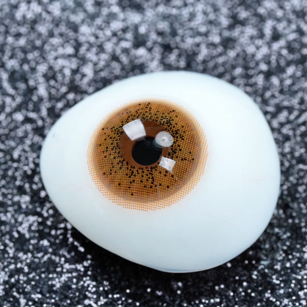 2pcs LolaDiva Amber Speckle Brown | 1-Year Contact Lenses