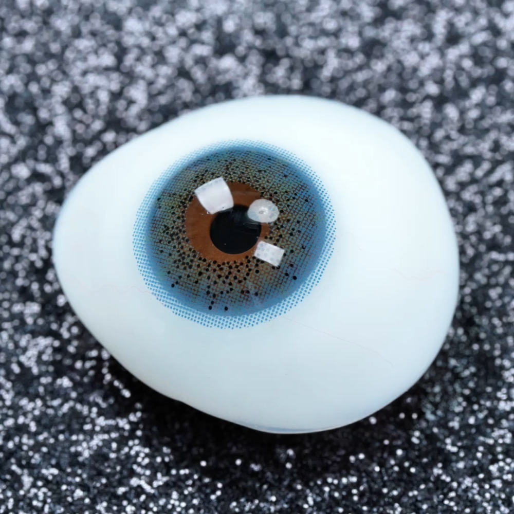 2pcs LolaDiva Sea-salt Speckle Blue | 1-Year Contact Lenses