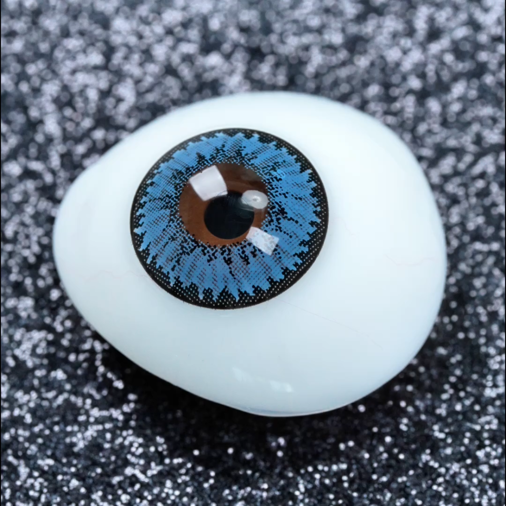 2pcs LolaDiva Crystal Shard Blue | 1-Year Contact Lenses