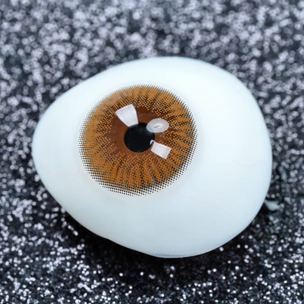 2pcs LolaDiva Golden Veil Brown | 1-Year Contact Lenses