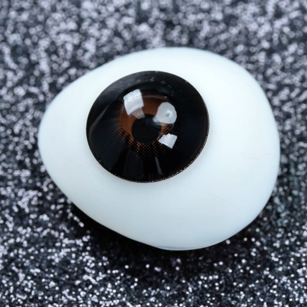 2pcs LolaDiva Monolith Beam Black | 1-Year Contact Lenses