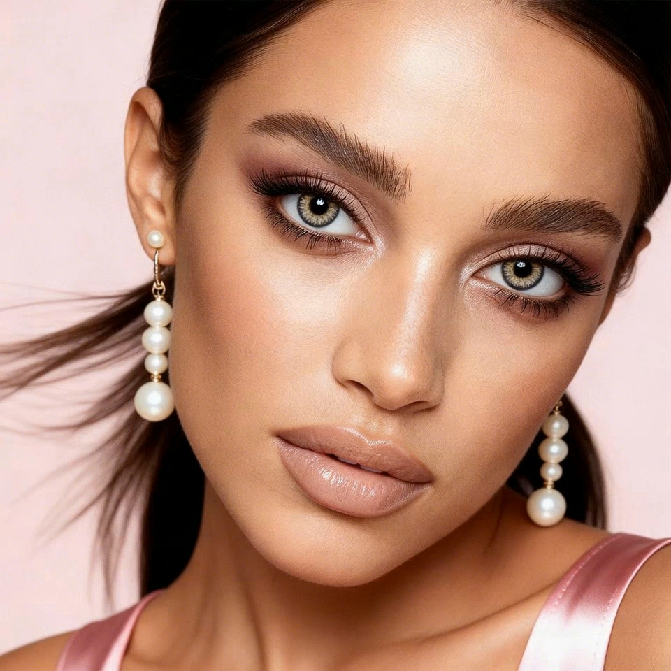 2pcs LolaDiva Gilded Coral Brown | 1-Year Contact Lenses