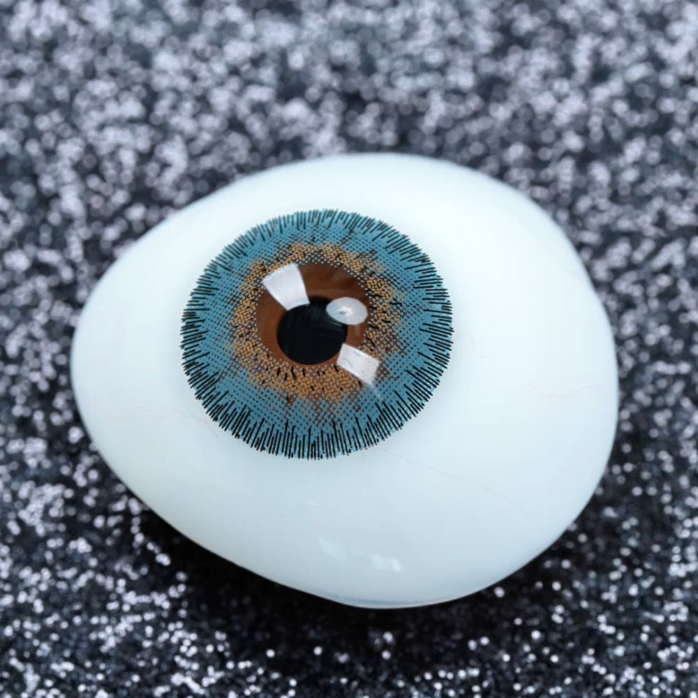 2pcs LolaDiva Lucent Ripple Blue | 1-Year Contact Lenses