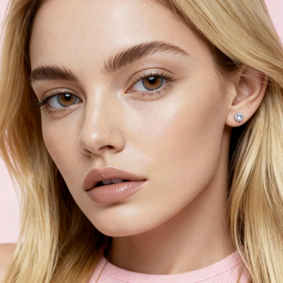 2pcs LolaDiva Rosy Adzuki Pink | 1-Year  Contact Lenses