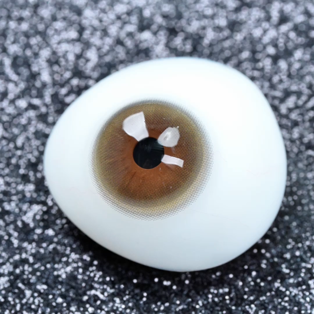 2pcs LolaDiva Hazel Whisper Brown | 1-Day Contact Lenses