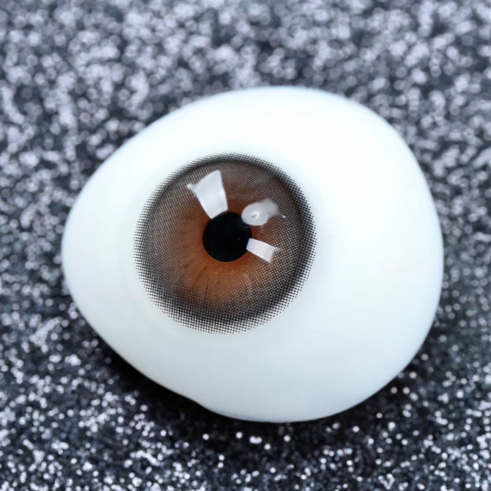 2pcs LolaDiva Radiant Gleam Black | 1-Day Contact Lenses