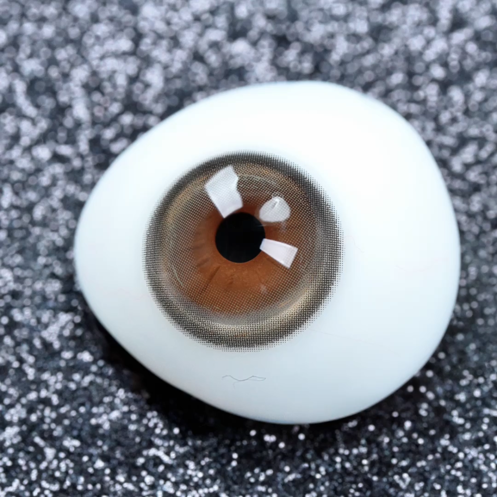 2pcs LolaDiva Lunar Feather Grey | 1-Day Contact Lenses 14.5mm