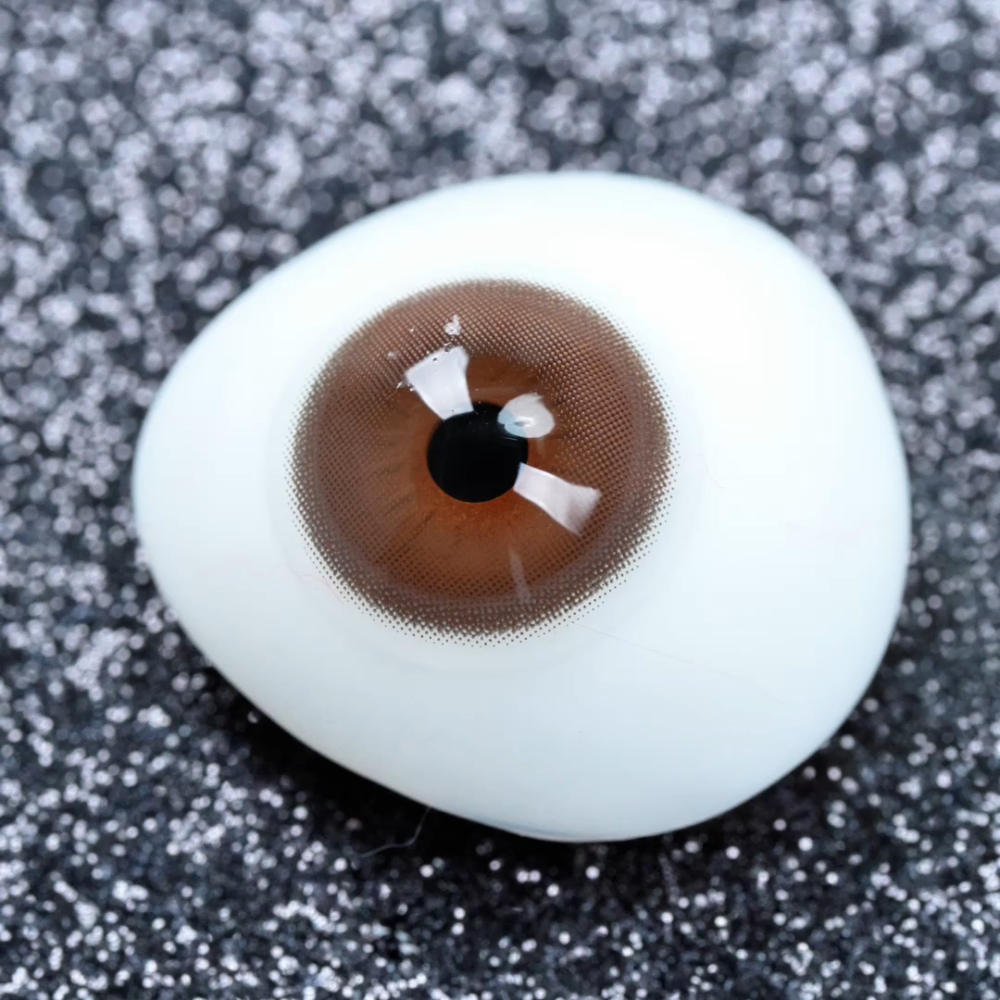 2pcs LolaDiva Coconut Grain Brown | 1-Day Contact Lenses 14.5mm