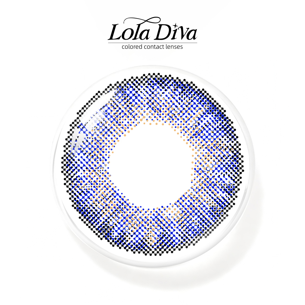 2pcs LolaDiva Starry Night Blue | 1-Year Contact Lenses