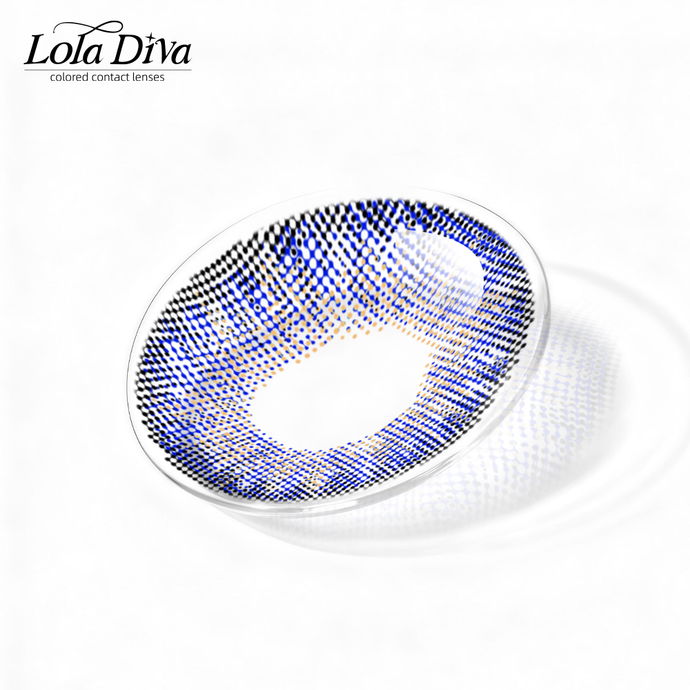 2pcs LolaDiva Starry Night Blue | 1-Year Contact Lenses