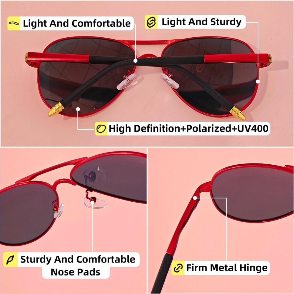 Unisex Unique Full Frame Sunglasses Hiking Frog Frame Polarized Sunglasses