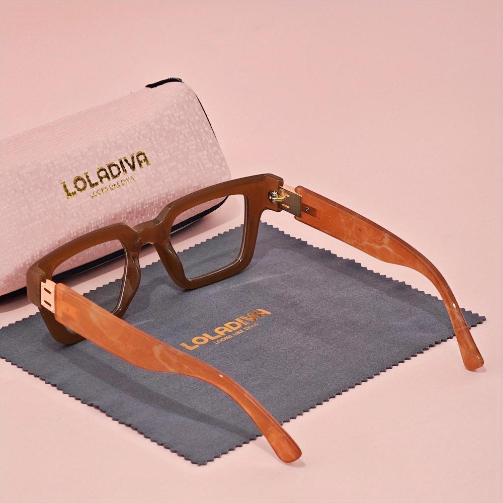 Unisex Anti-Blue Light Glasses Full Frame Exquisite Trendy Glasses, Perfect For Daily Life and Travel