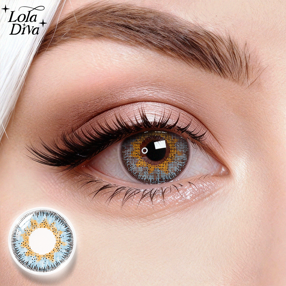2pcs LolaDiva Stellar Azure | 1-Year Contact Lenses