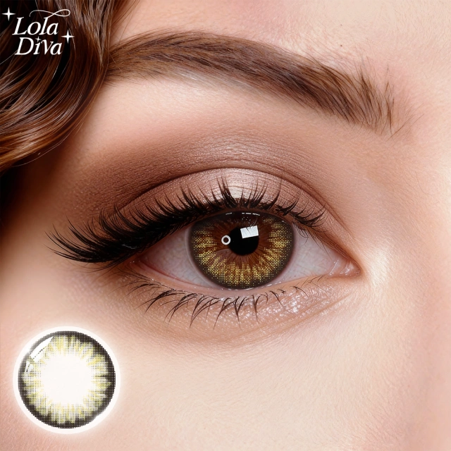 Eye 美顔器 LDE-01 ゴールド Yellow Lenses - Contact Lenses Online - LolaDiva