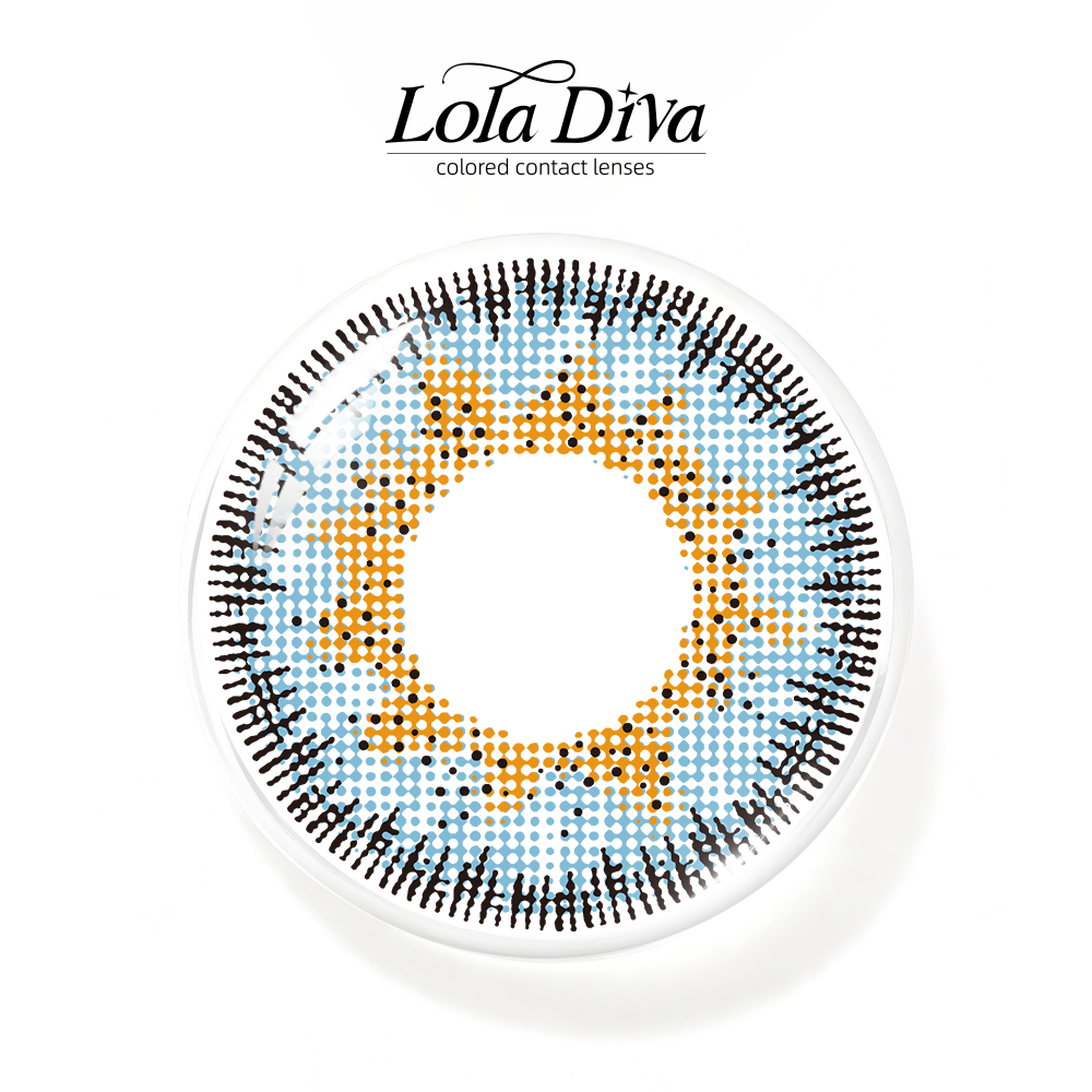 2pcs LolaDiva Stellar Azure | 1-Year Contact Lenses