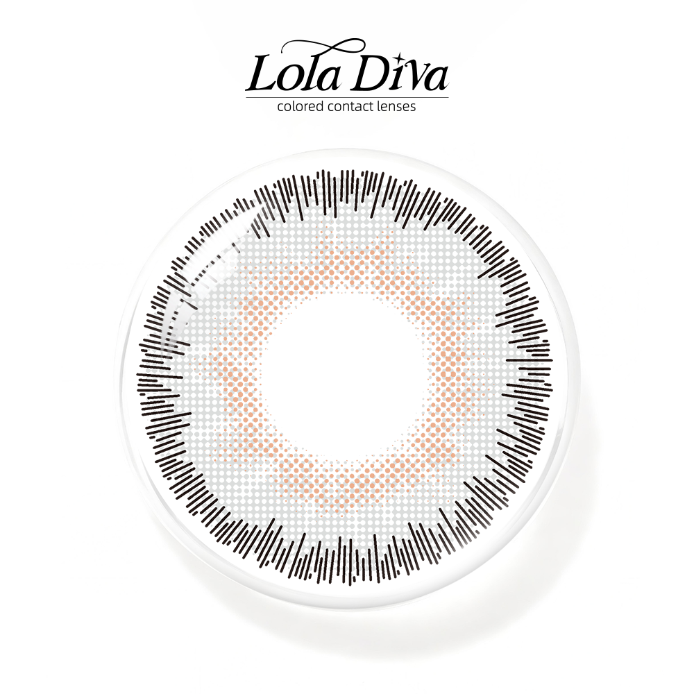 2pcs LolaDiva Dawn Mist Gray | 1-Year Contact Lenses