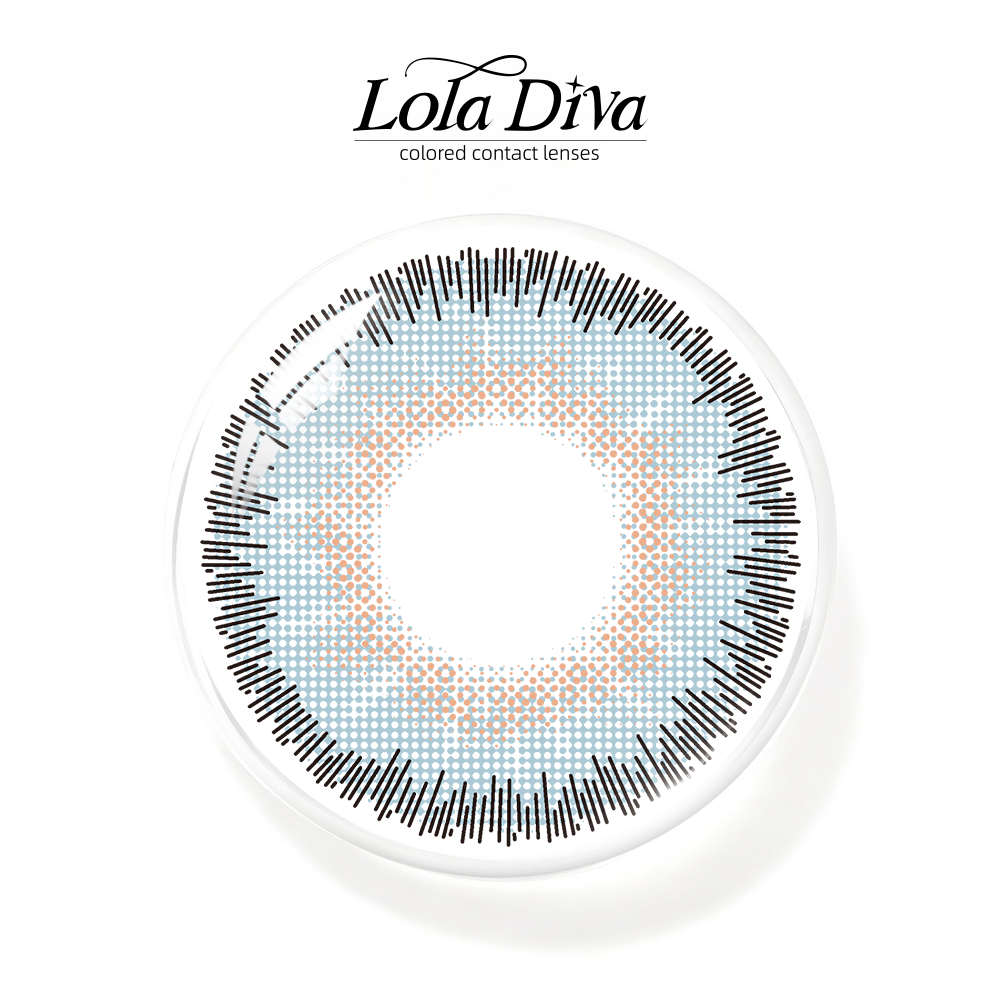 2pcs LolaDiva Lake Glow Blue | 1-Year Contact Lenses