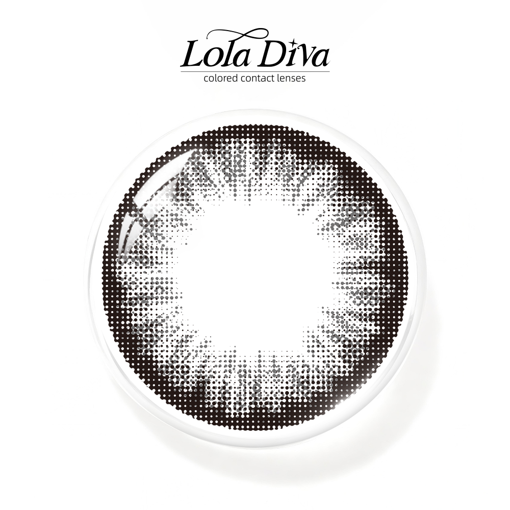 2pcs LolaDiva Swan Lake Gray | 1-Year Contact Lenses