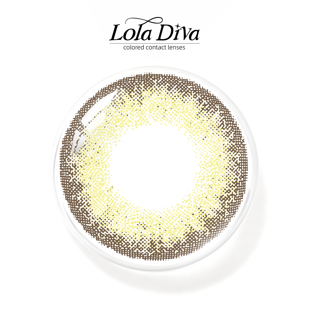 2pcs LolaDiva Eclipse Mirage Hazel | 1-Year Contact Lenses