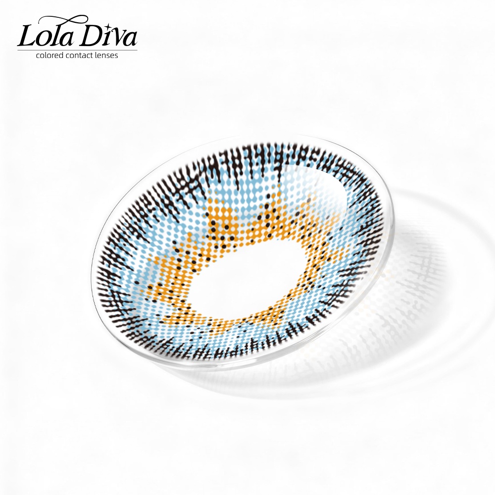 2pcs LolaDiva Stellar Azure | 1-Year Contact Lenses