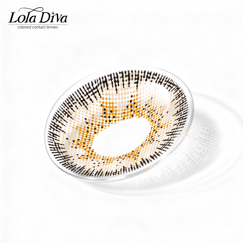 2pcs LolaDiva Mocha Glow Brown | 1-Year Contact Lenses