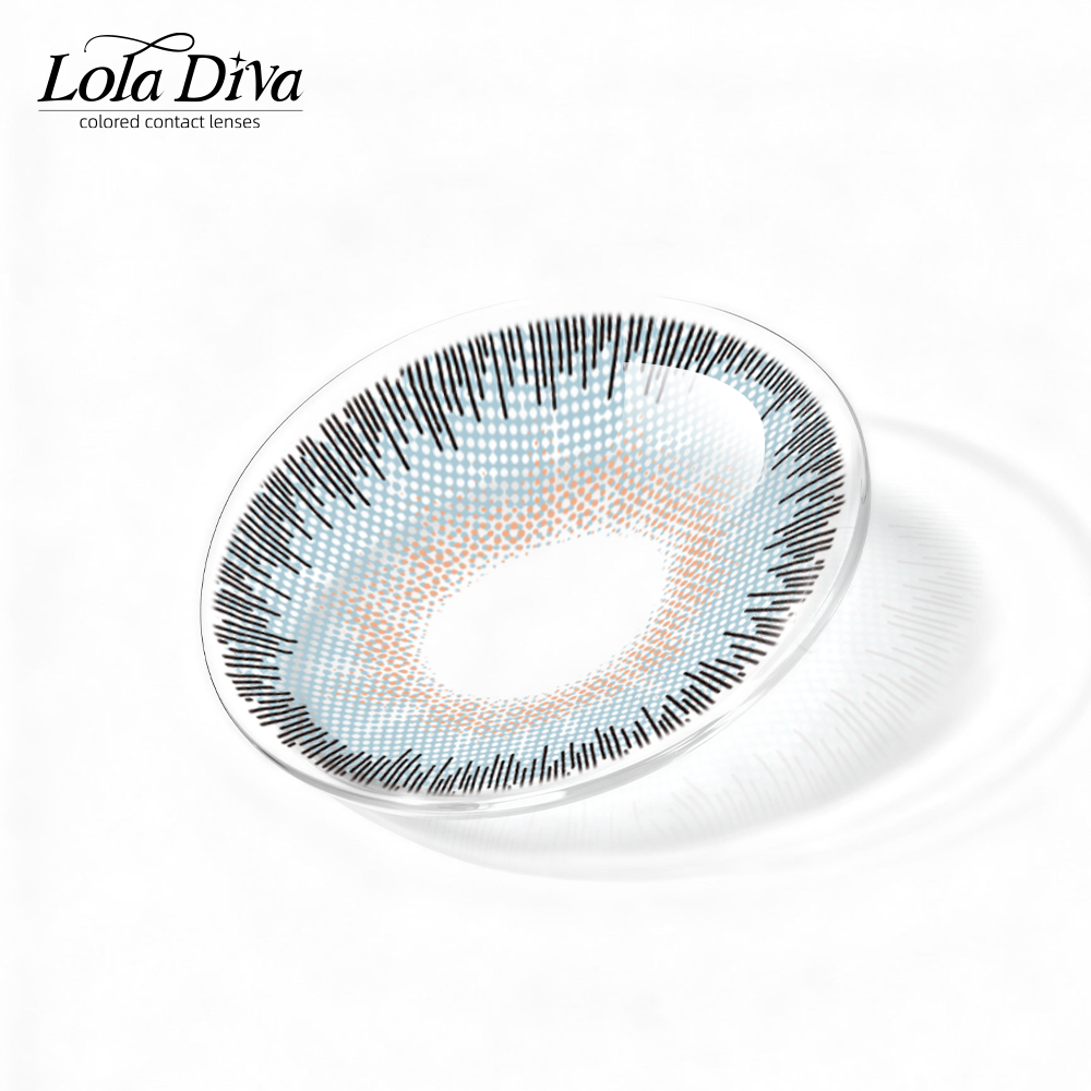 2pcs LolaDiva Lake Glow Blue | 1-Year Contact Lenses