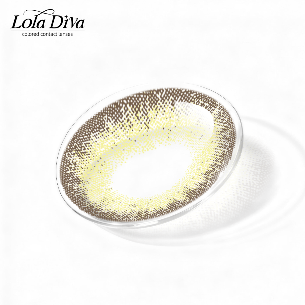 2pcs LolaDiva Eclipse Mirage Hazel | 1-Year Contact Lenses