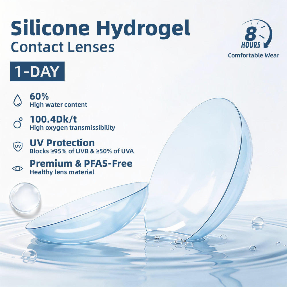 10pcs LolaDiva Clear Contacts | 1-Day Contact Lenses