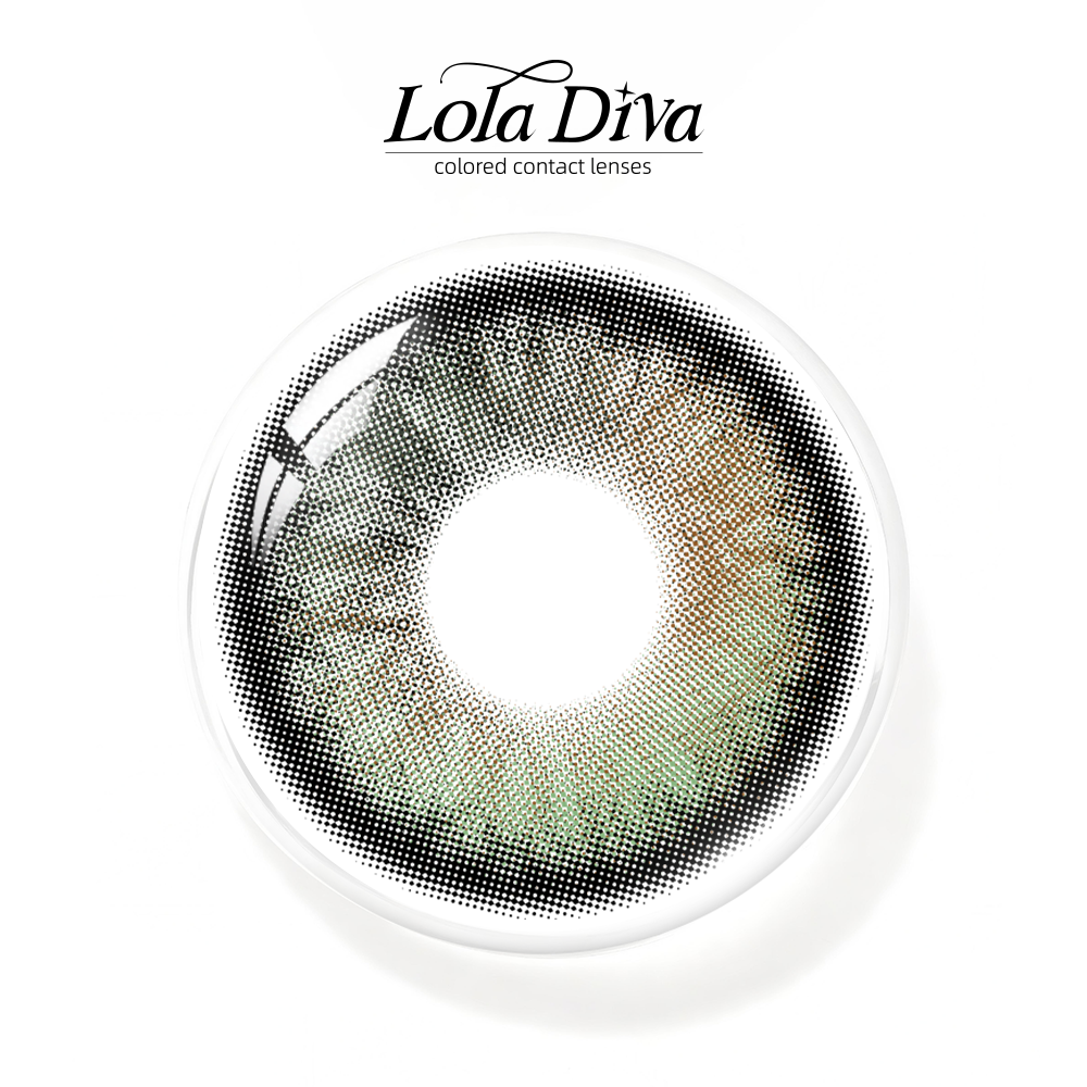 2pcs LolaDiva Duskwood Green | 1-Year Contact Lenses