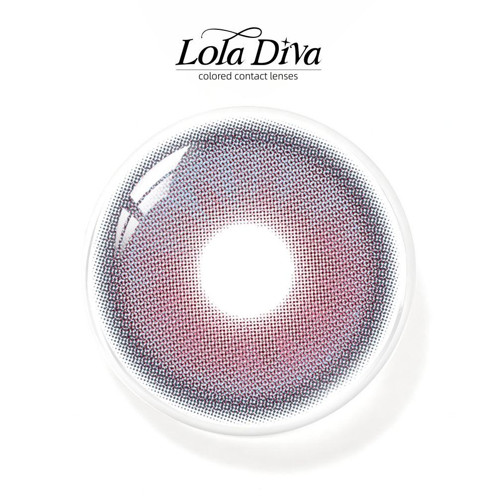 2pcs LolaDiva Twilight Rose Pink | 1-Year Contact Lenses