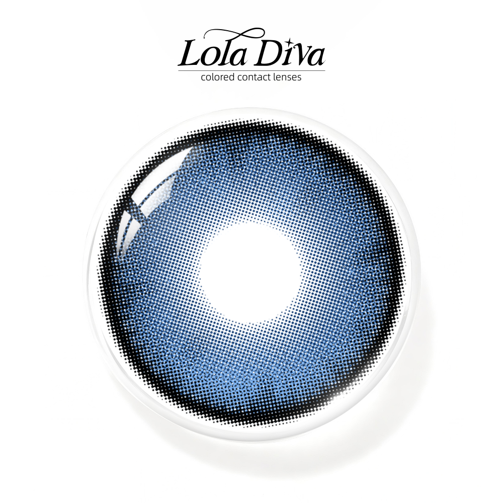 2pcs LolaDiva Lynx Eye Blue | 1-Year Contact Lenses