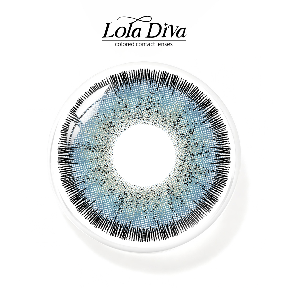2pcs LolaDiva Doll Eye Blue | 1-Year Contact Lenses