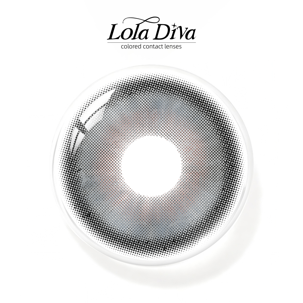 2pcs LolaDiva Pearl Gray | 1-Year Contact Lenses