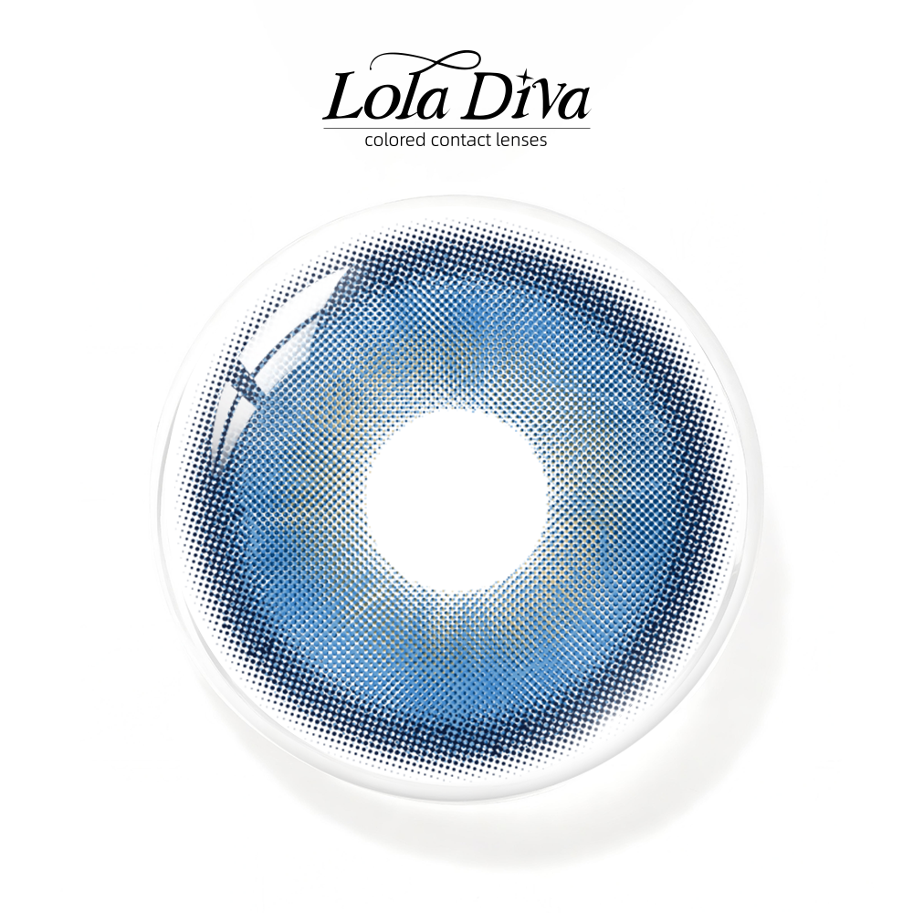 2pcs LolaDiva Deep Ocean Blue | 1-Year Contact Lenses