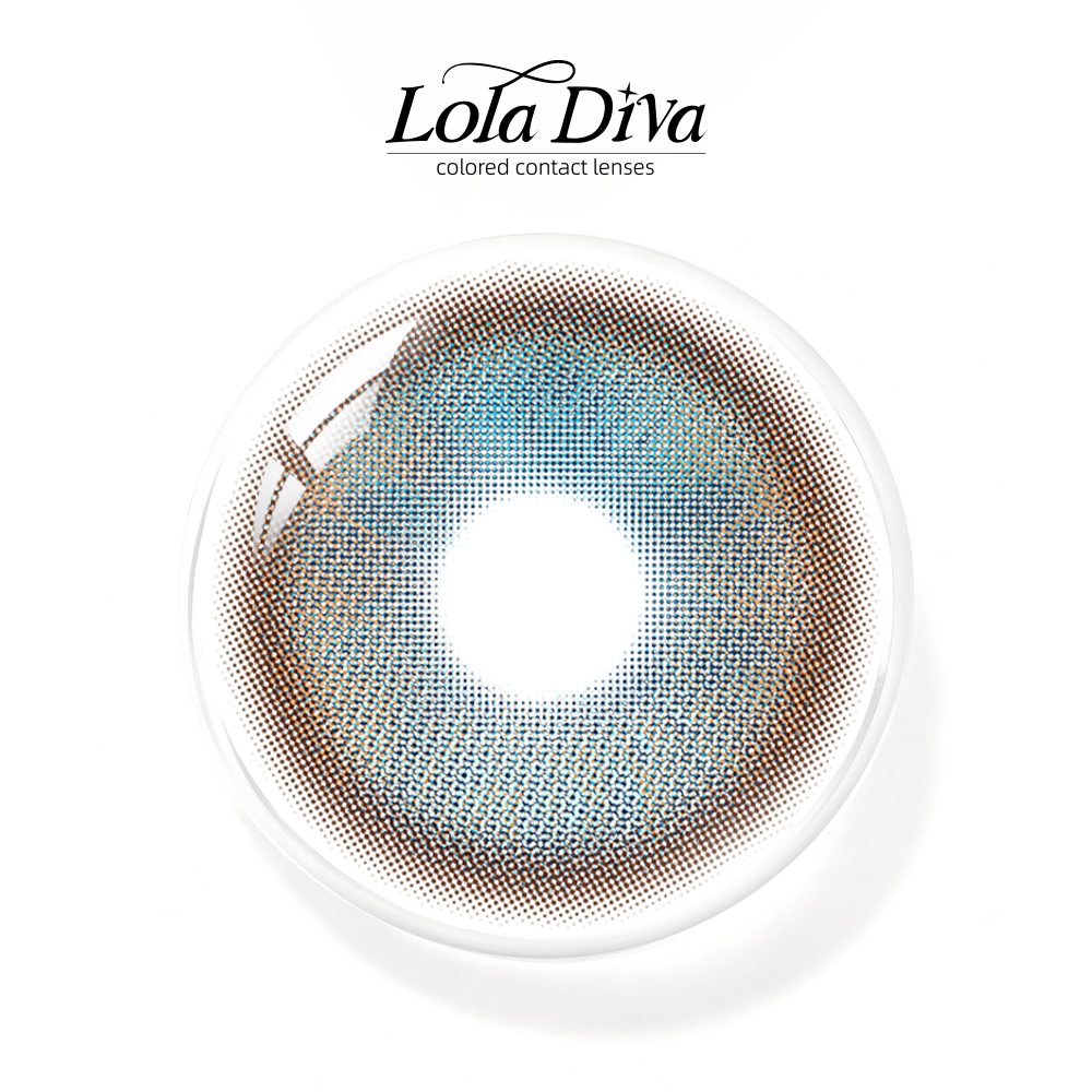 2pcs LolaDiva Tropical Coast Blue | 1-Year Contact Lenses