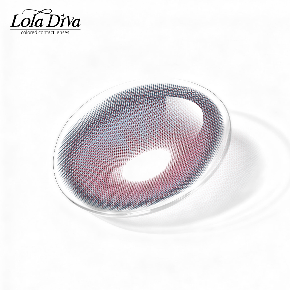 2pcs LolaDiva Twilight Rose Pink | 1-Year Contact Lenses