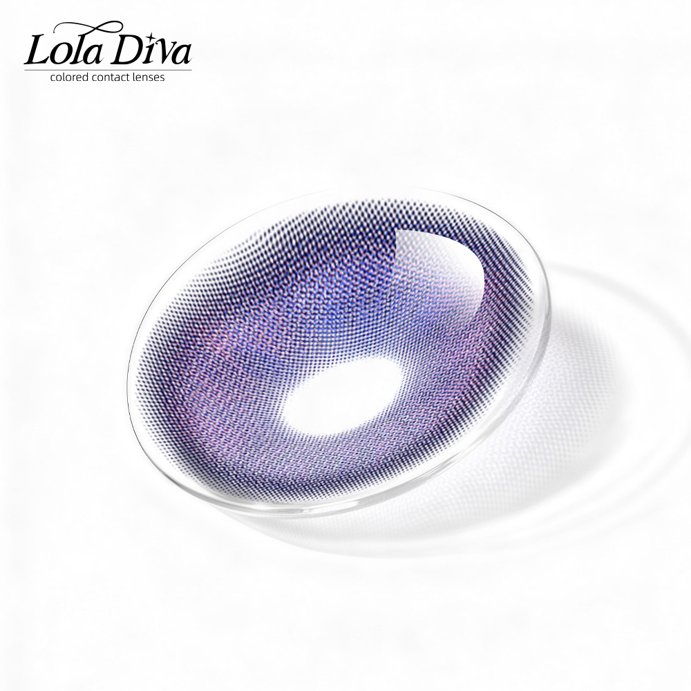 2pcs LolaDiva Midnight Orchid Purple | 1-Year Contact Lenses