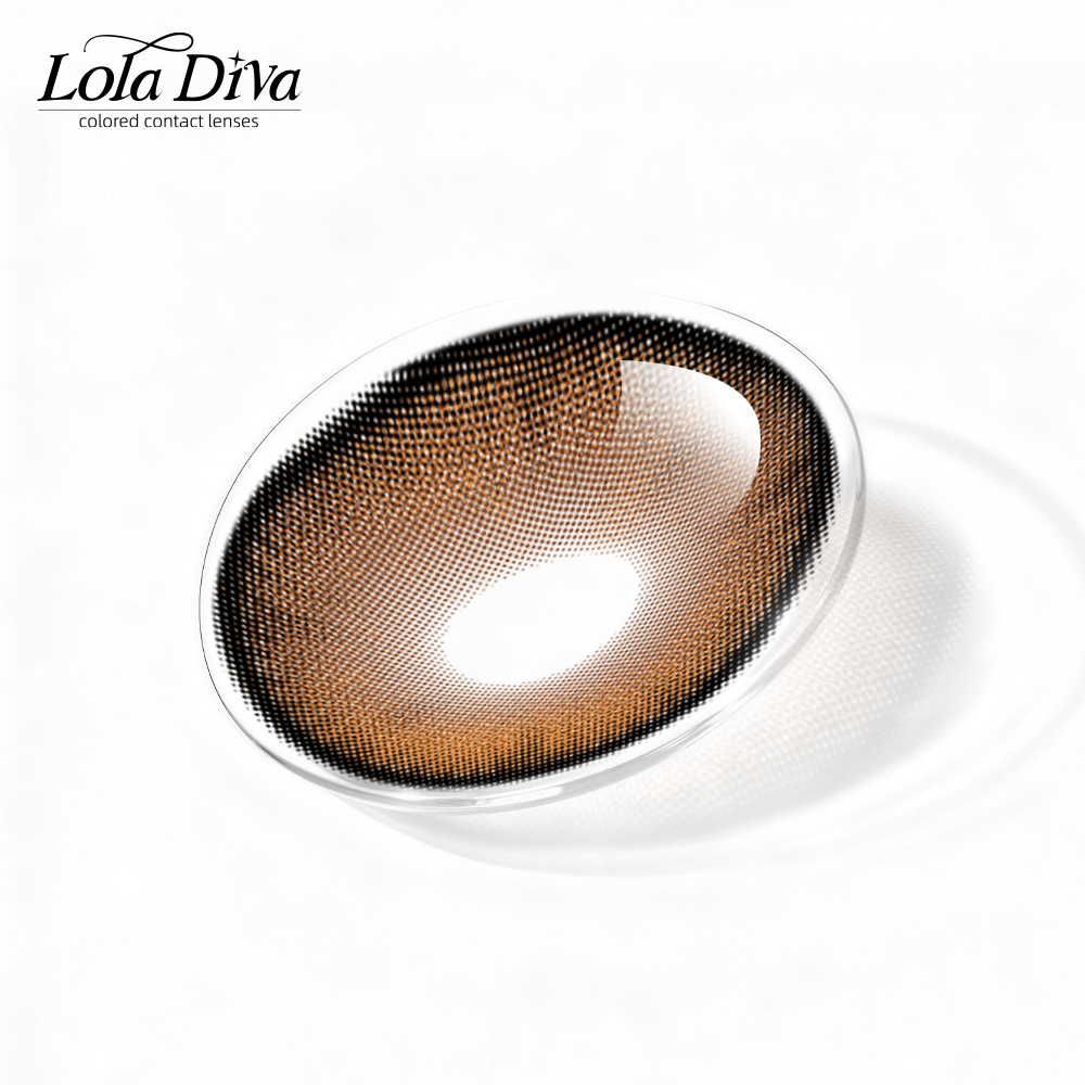 2pcs LolaDiva Fox Eye Brown | 1-Year Contact Lenses