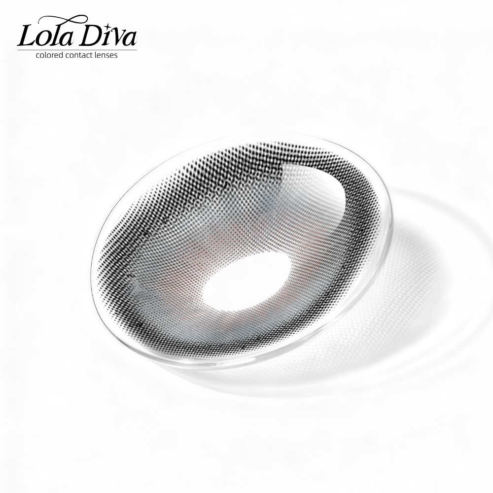 2pcs LolaDiva Pearl Gray | 1-Year Contact Lenses