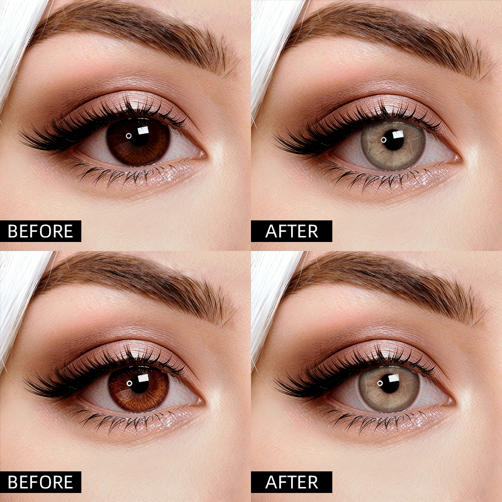 2pcs LolaDiva Real Me Brown | 1-Year Contact Lenses