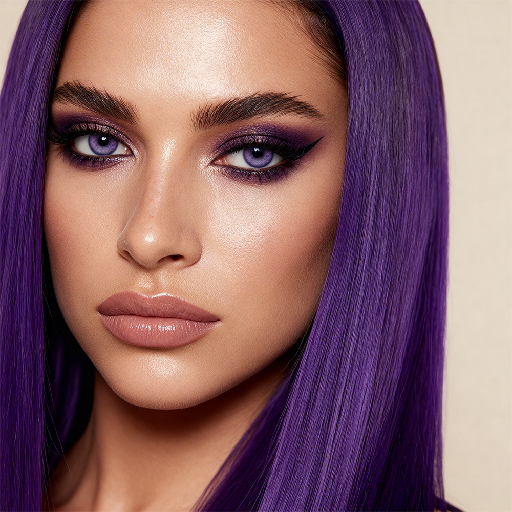 2pcs LolaDiva Midnight Orchid Purple | 1-Year Contact Lenses