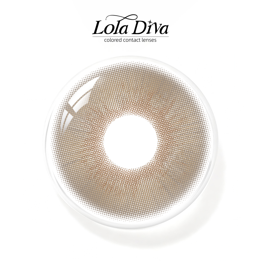 2pcs LolaDiva Misty Solitude Brown | 1-Year Contact Lenses