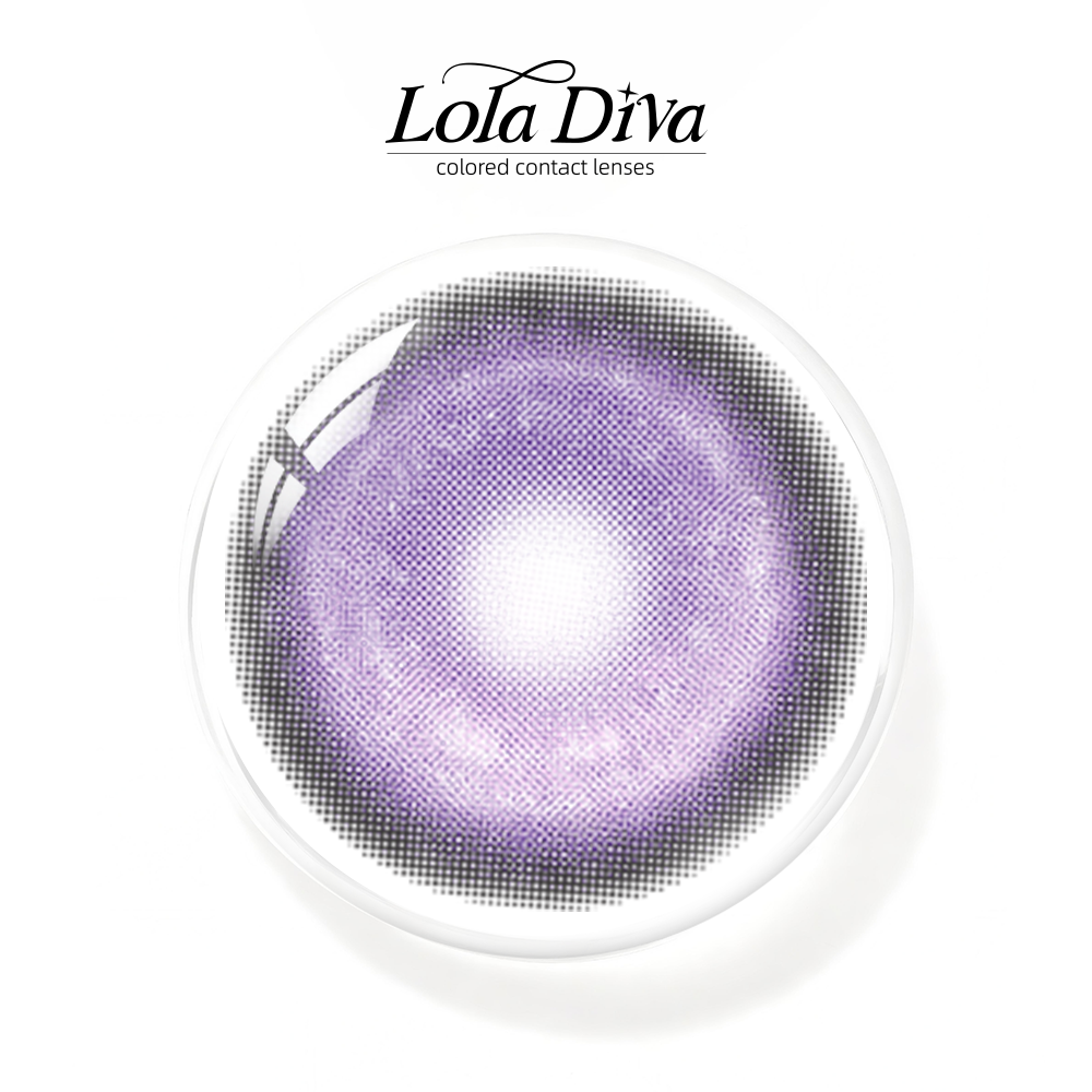 2pcs LolaDiva Nebula Purple | 1-Year Contact Lenses