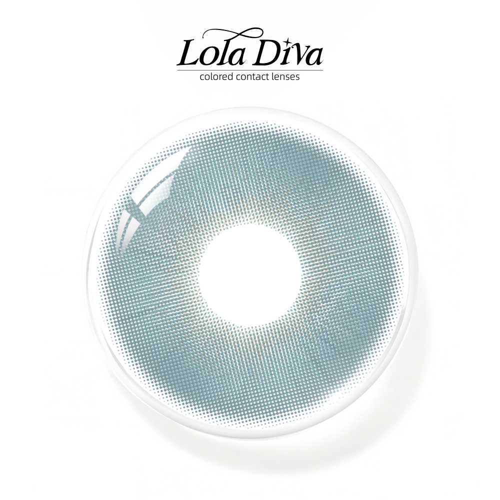 2pcs LolaDiva Glacial Mist Blue | 1-Year Contact Lenses