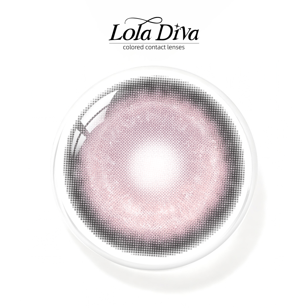2pcs LolaDiva Nebula Pink | 1-Year Contact Lenses