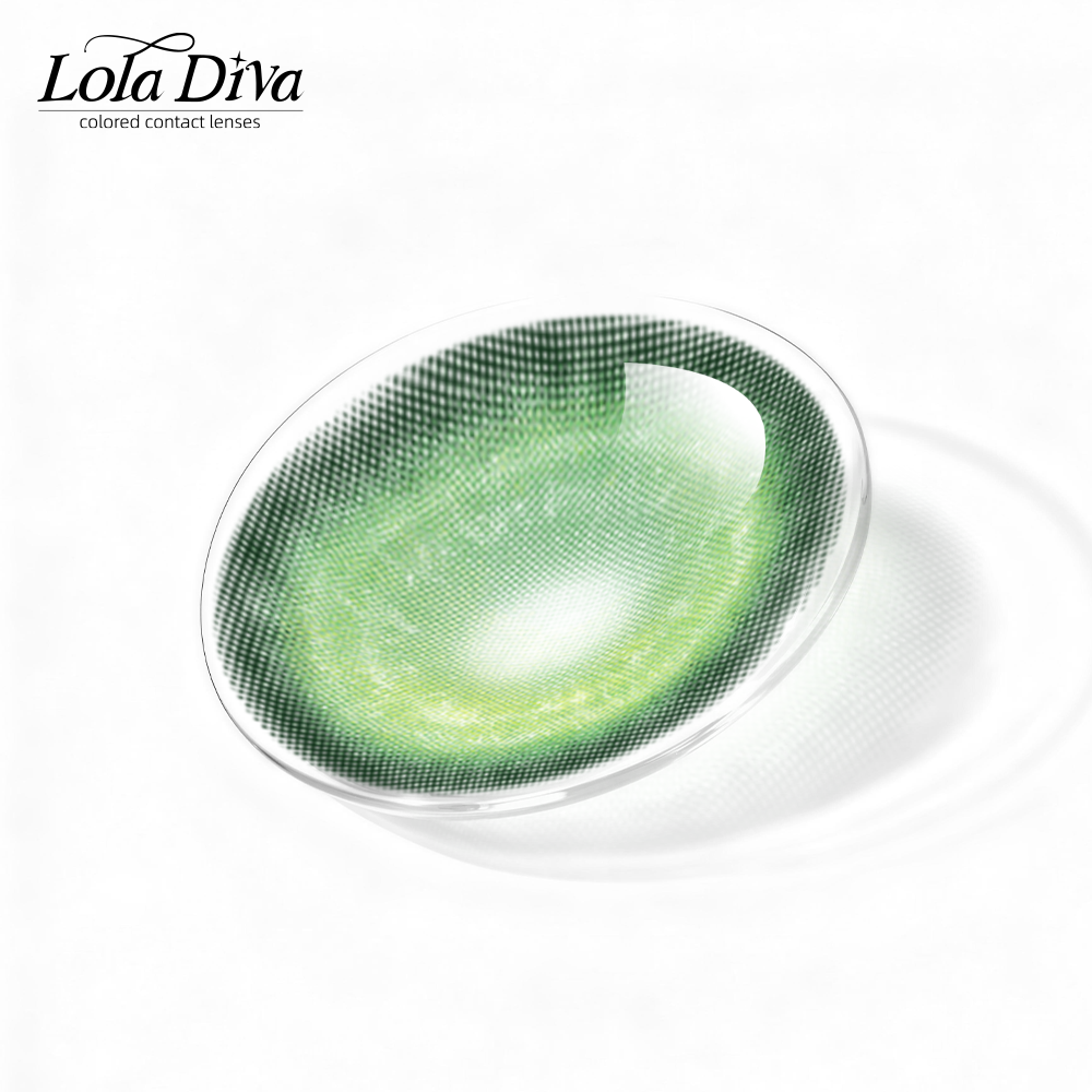 2pcs LolaDiva Nebula Green | 1-Year Contact Lenses
