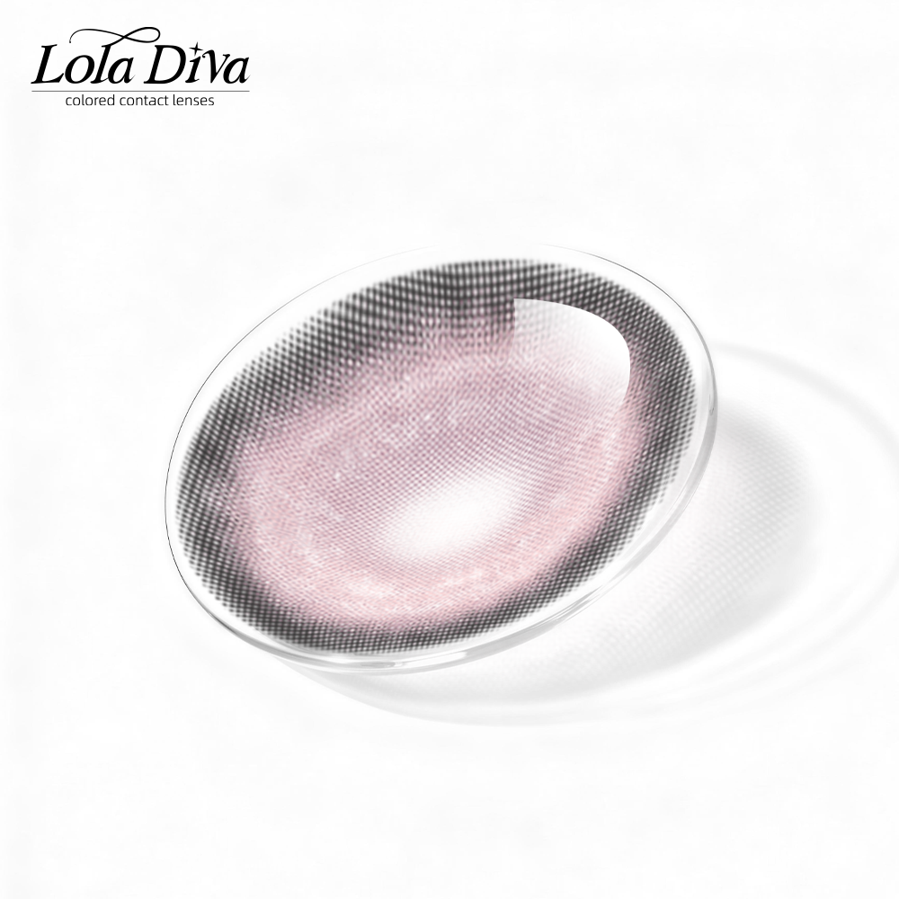 2pcs LolaDiva Nebula Pink | 1-Year Contact Lenses