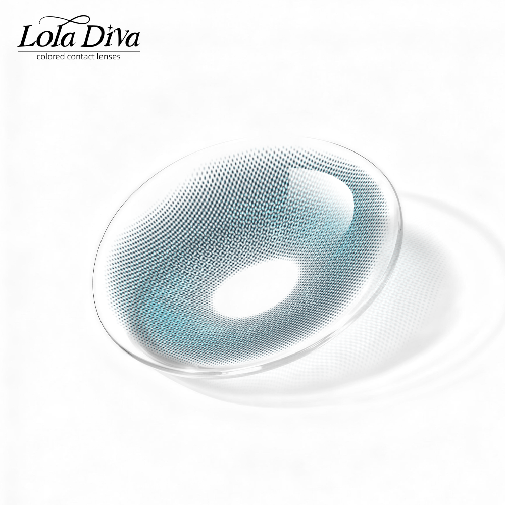 2pcs LolaDiva Aurora Haze Blue | 1-Year Contact Lenses